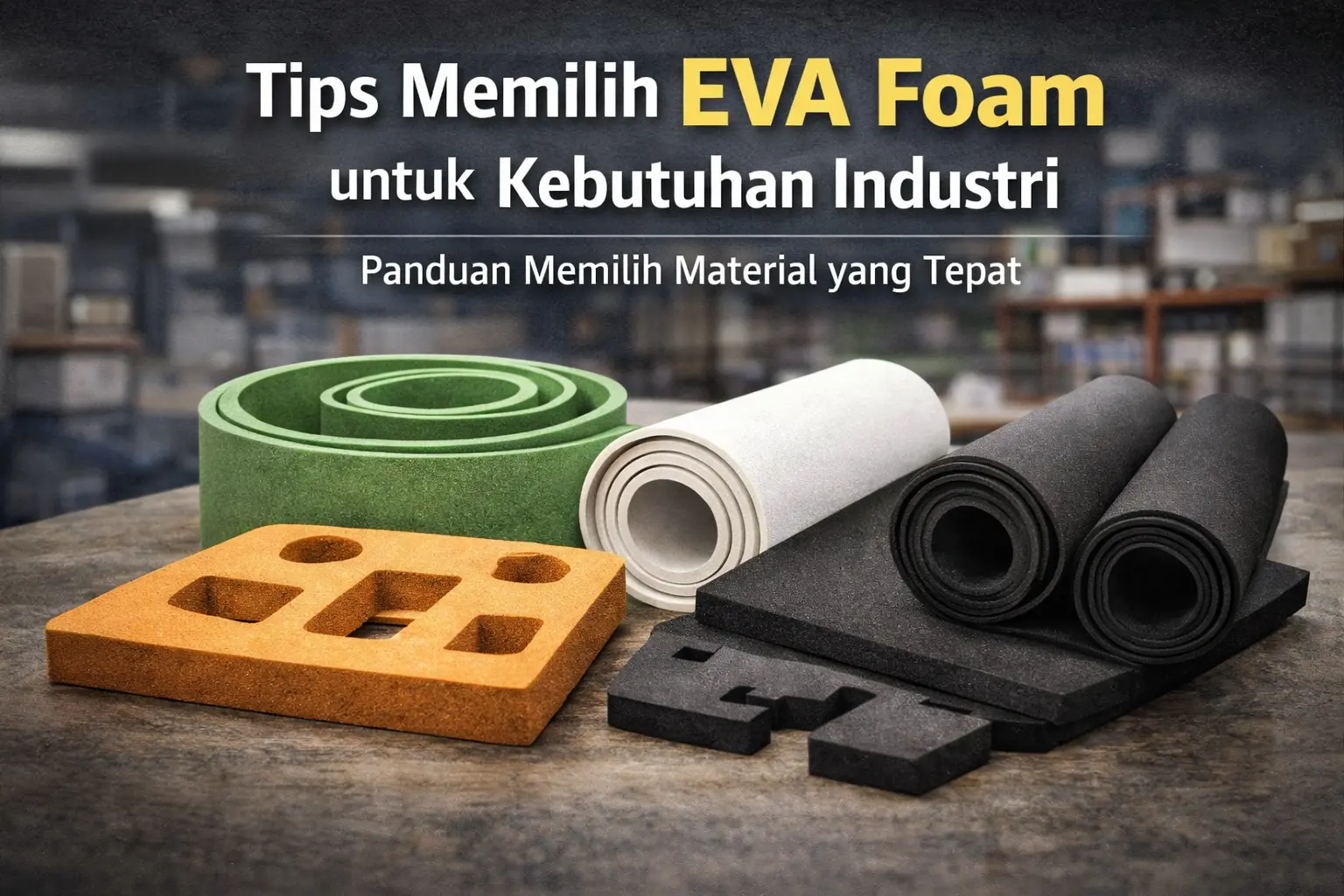Tips Memilih EVA Foam untuk Kebutuhan Industri